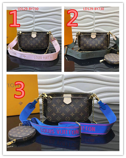 LV Bags(TOP)-New Wave Multi-Pochette-,ID: BY730,$:129USD