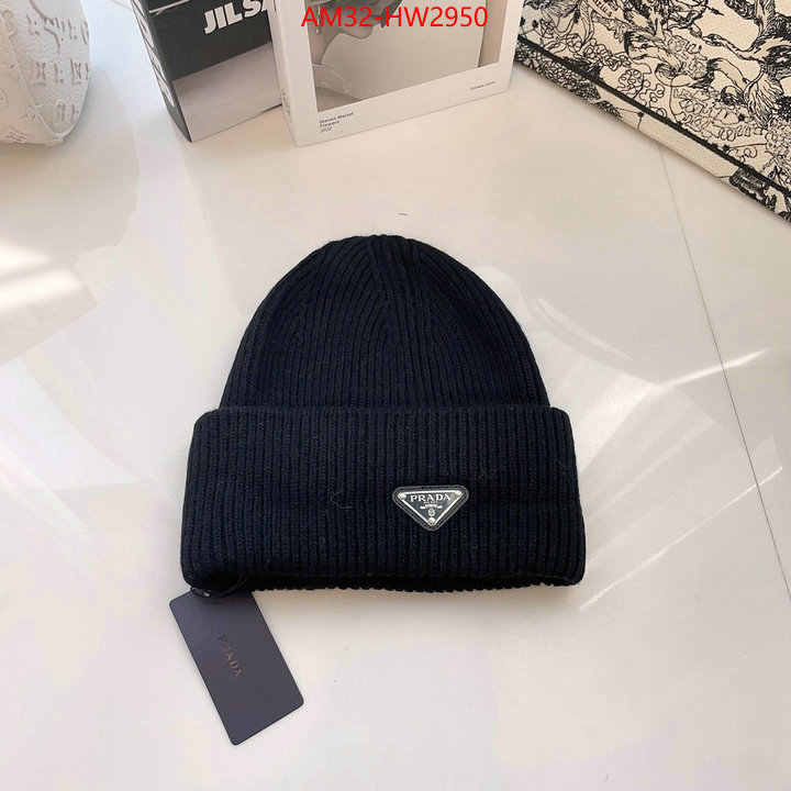 Cap (Hat)-Prada,top 1:1 replica , ID: HW2950,$: 32USD