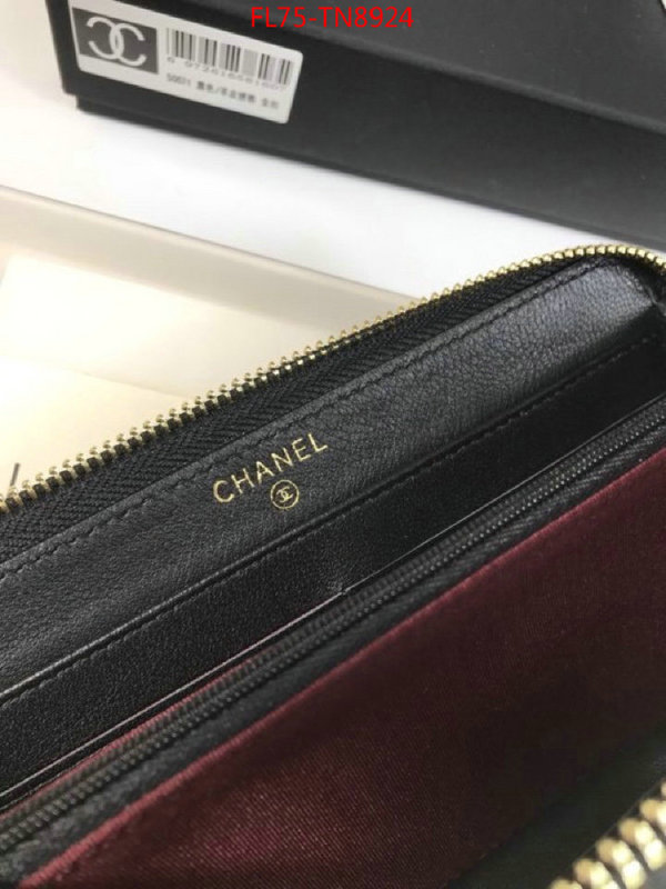 Chanel Bags(4A)-Wallet-,ID: TN8924,$: 75USD