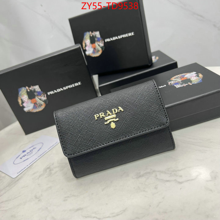 Prada Bags(4A)-Wallet,the best quality replica ,ID: TD9538,$: 55USD