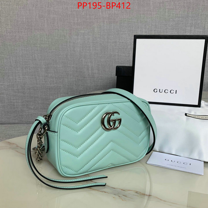 Gucci Bags(TOP)-Marmont,ID: BP412,$:195USD