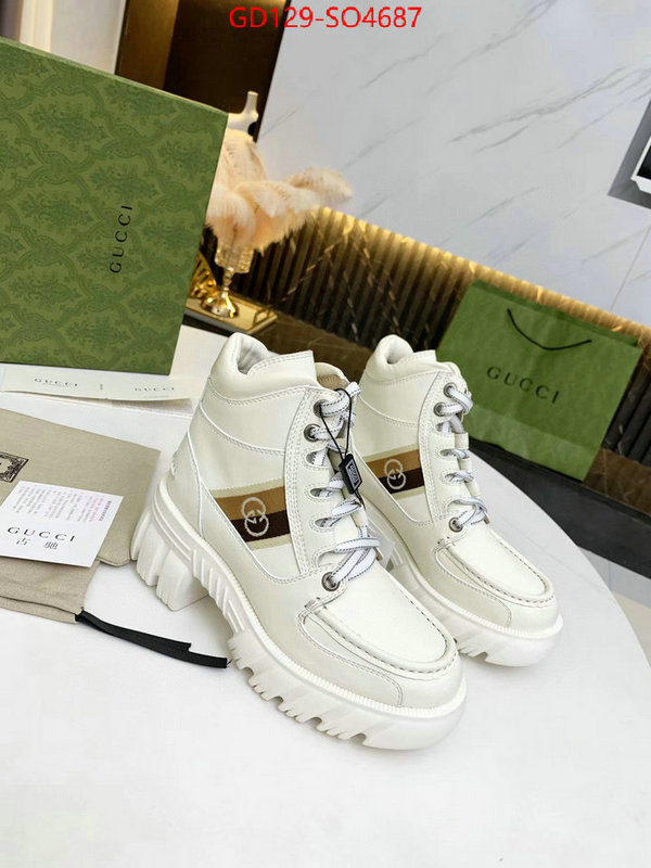 Women Shoes-Gucci,top quality fake , ID: SO4687,$: 129USD
