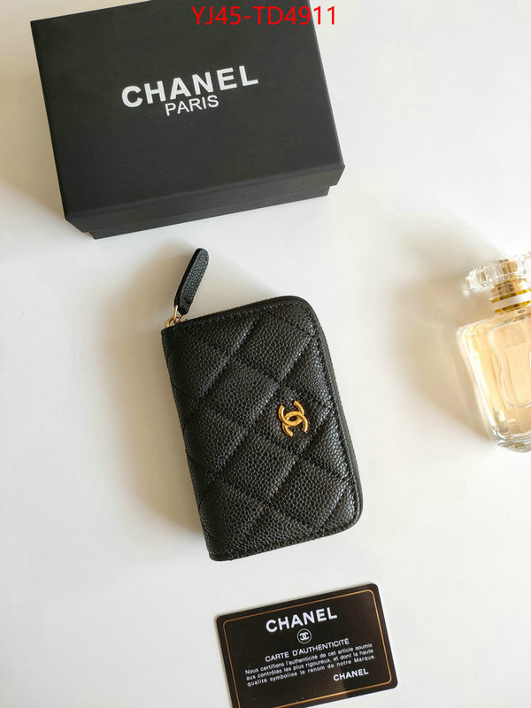 Chanel Bags(4A)-Wallet-,ID: TD4911,$: 45USD