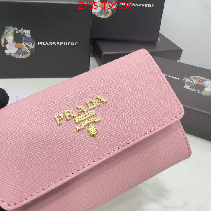 Prada Bags(4A)-Wallet,the best quality replica ,ID: TD9538,$: 55USD