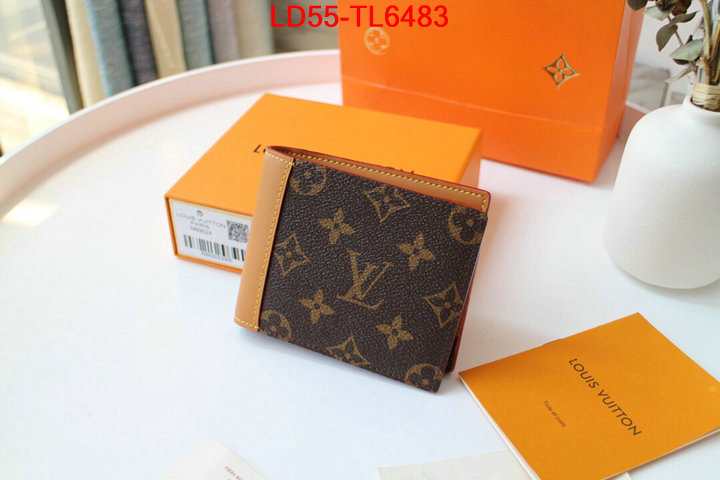 LV Bags(TOP)-Wallet,ID:TL6483,$: 55USD