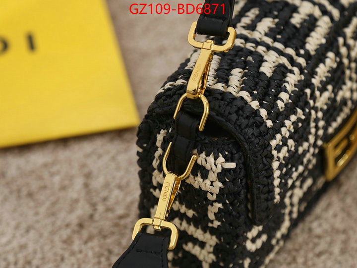 Fendi Bags(4A)-Baguette-,high quality happy copy ,ID: BD6871,$: 109USD