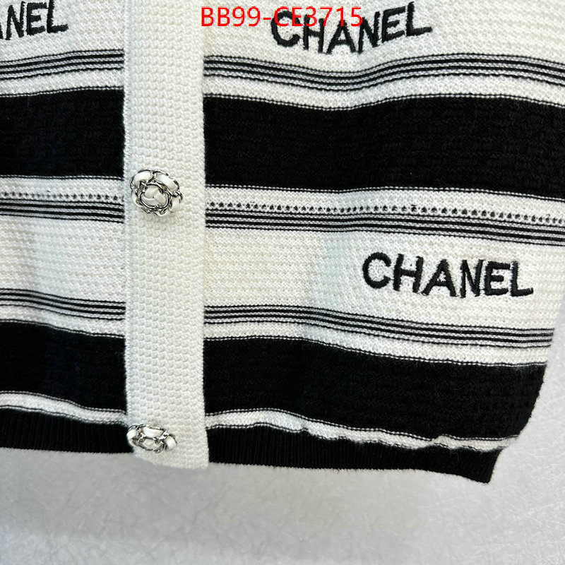 Clothing-Chanel,the top ultimate knockoff , ID: CE3715,$:99USD