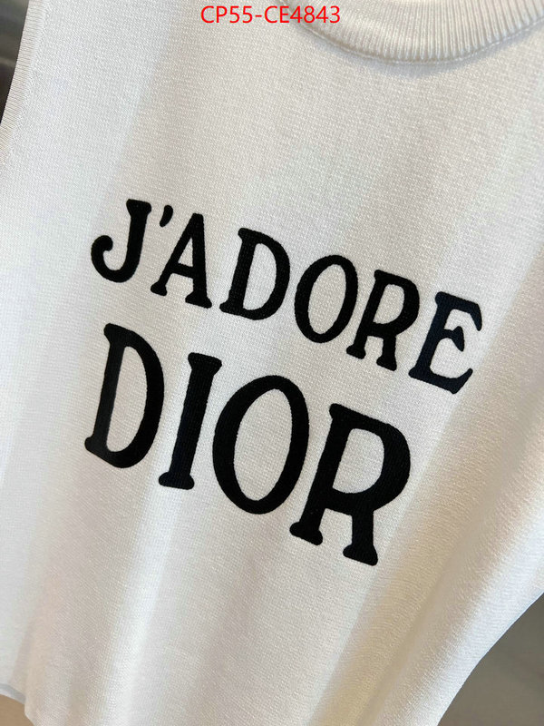 Clothing-Dior,replcia cheap , ID: CE4843,$: 55USD