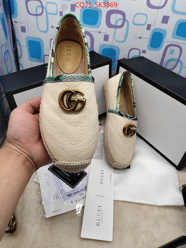 Women Shoes-Gucci,aaaaa class replica , ID: SK3869,$: 75USD