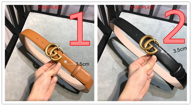 Belts-Gucci,best quality designer , ID: PL457,$: 55USD