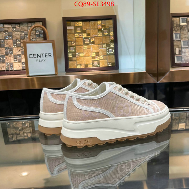 Women Shoes-Gucci,fake aaaaa , ID: SE3498,$: 89USD