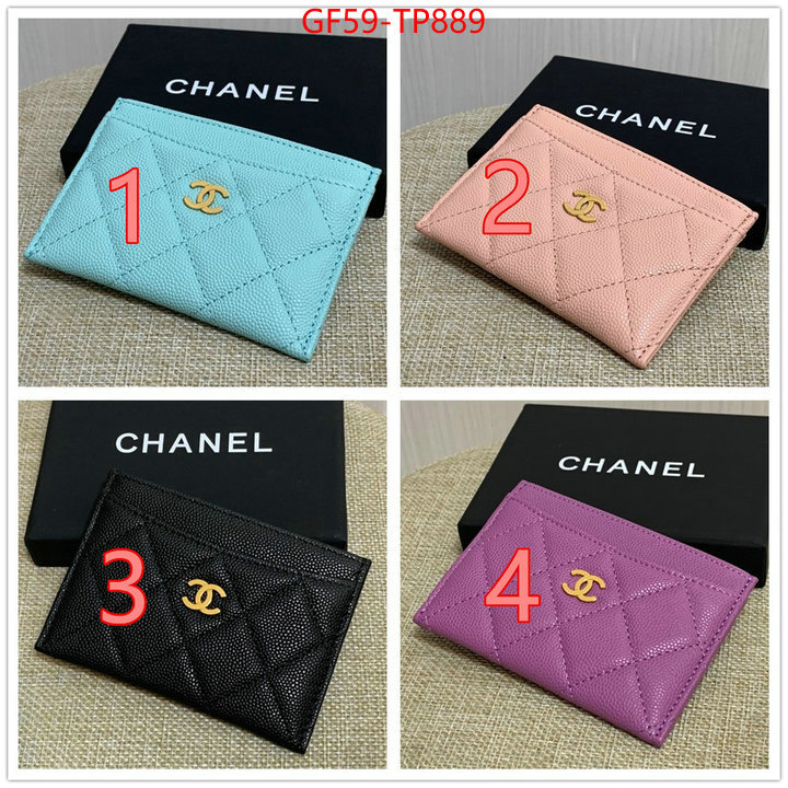 Chanel Bags(TOP)-Wallet-,ID: TP889,$: 59USD