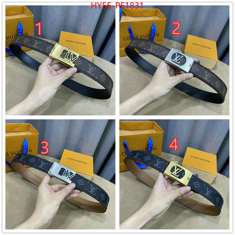 Belts-LV,the best quality replica , ID: PE1831,$: 55USD