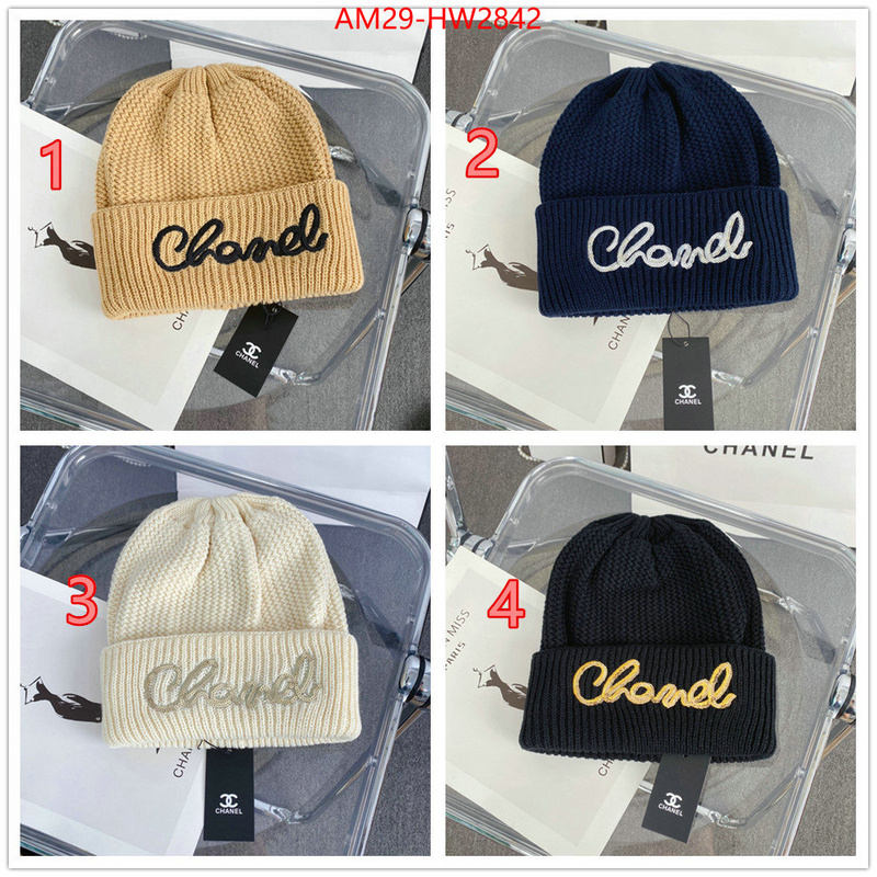 Cap (Hat)-Chanel,buy high quality fake , ID: HW2842,$: 29USD