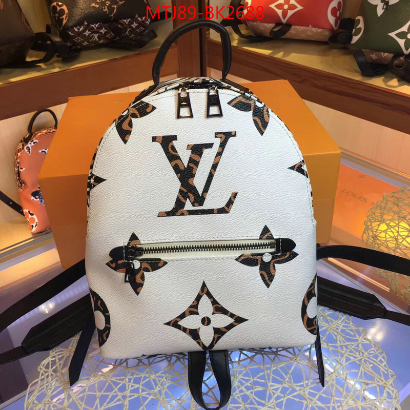 LV Bags(4A)-Backpack-,ID: BK2688,$:99USD