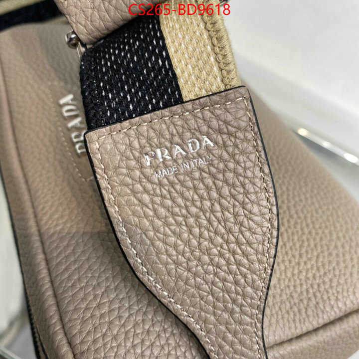 Prada Bags(TOP)-Diagonal-,ID: BD9618,$: 265USD