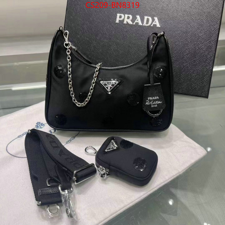Prada Bags(TOP)-Re-Edition 2005,ID: BN8319,$: 209USD