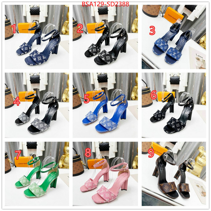 Women Shoes-LV,fake designer , ID: SD2388,$: 129USD