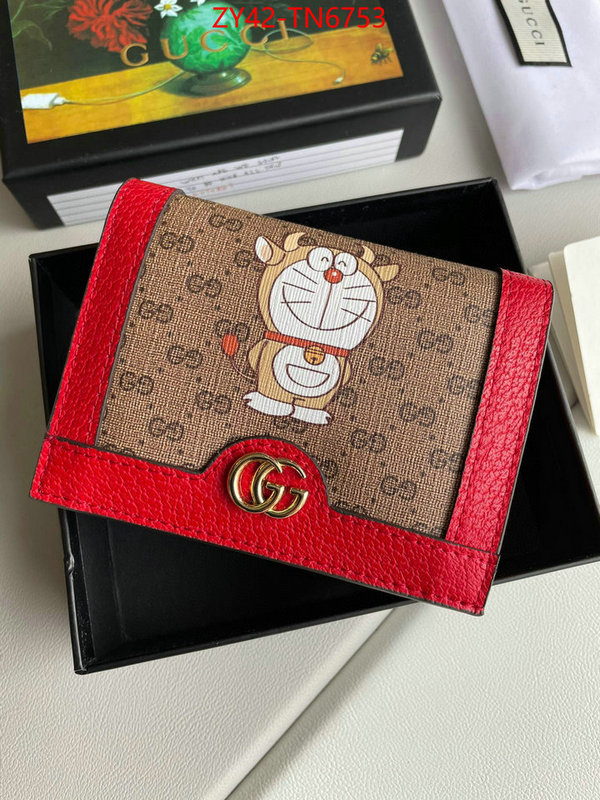 Gucci Bags(4A)-Wallet-,ID: TN6753,$: 42USD
