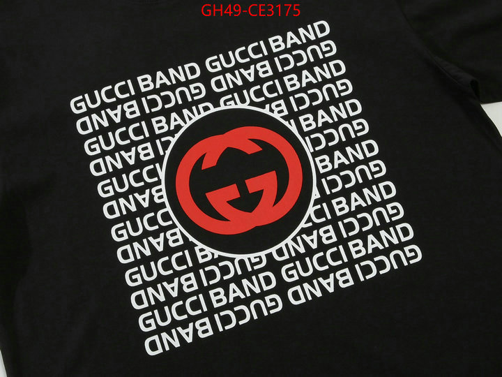 Clothing-Gucci,replica aaaaa designer , ID: CE3175,$: 49USD