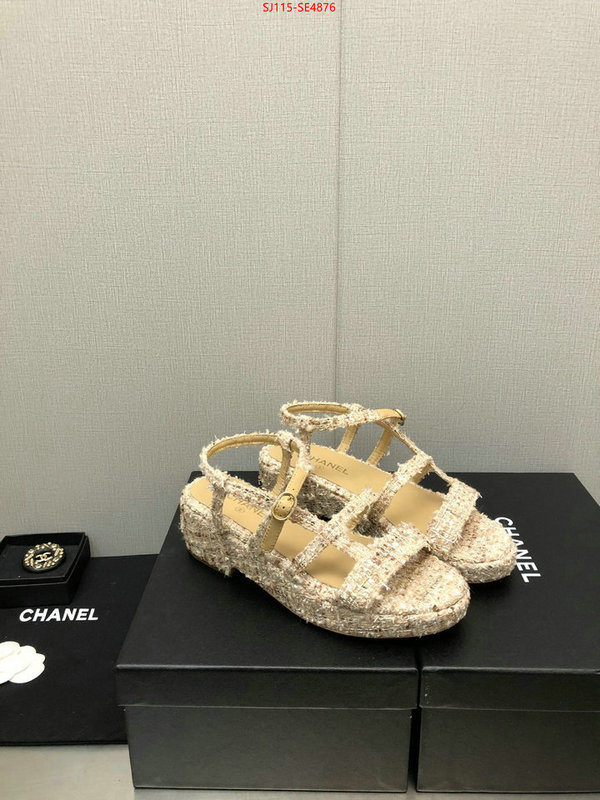 Women Shoes-Chanel,high quality , ID: SE4876,$: 115USD