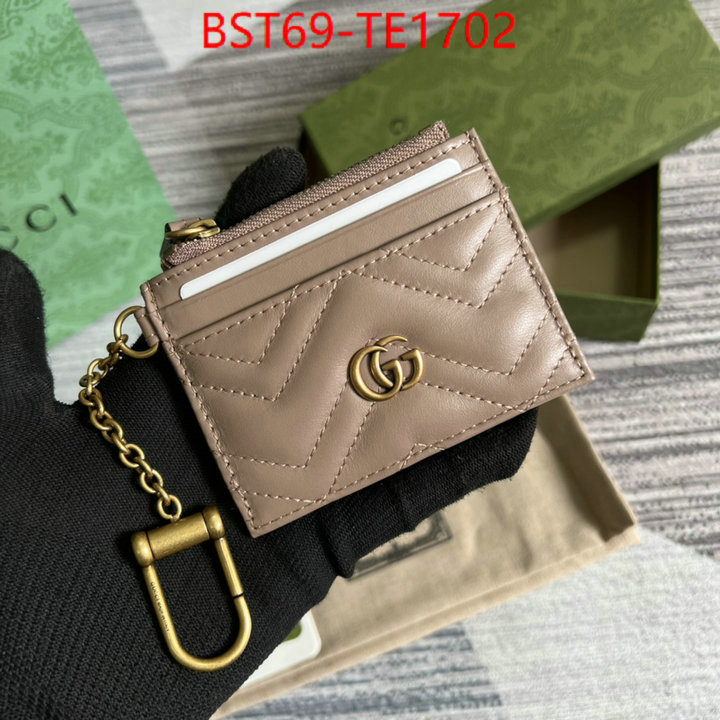 Gucci Bags(TOP)-Wallet-,replica 1:1 high quality ,ID: TE1702,$: 69USD