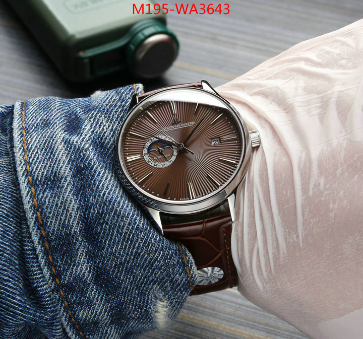 Watch(4A)-JaegerLeCoultre,what is top quality replica ,ID: WA3643,$: 195USD