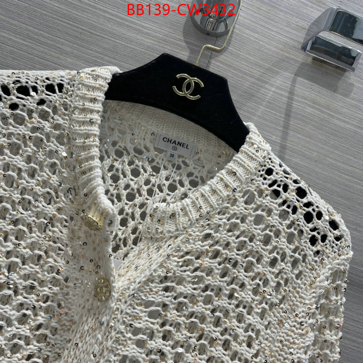 Clothing-Chanel,best like , ID: CW3432,$: 139USD