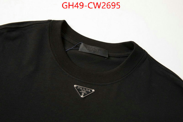 Clothing-Prada,mirror quality , ID: CW2695,$: 49USD