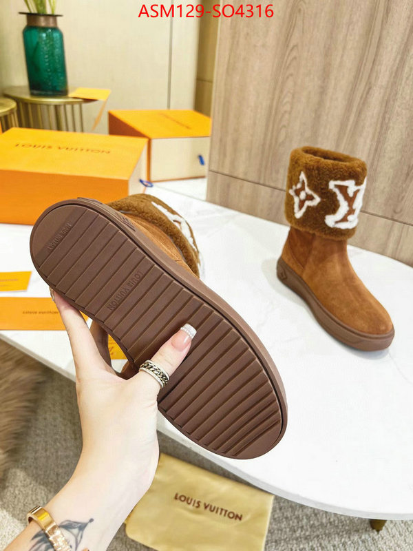 Women Shoes-LV,high quality 1:1 replica , ID: SO4316,$: 129USD