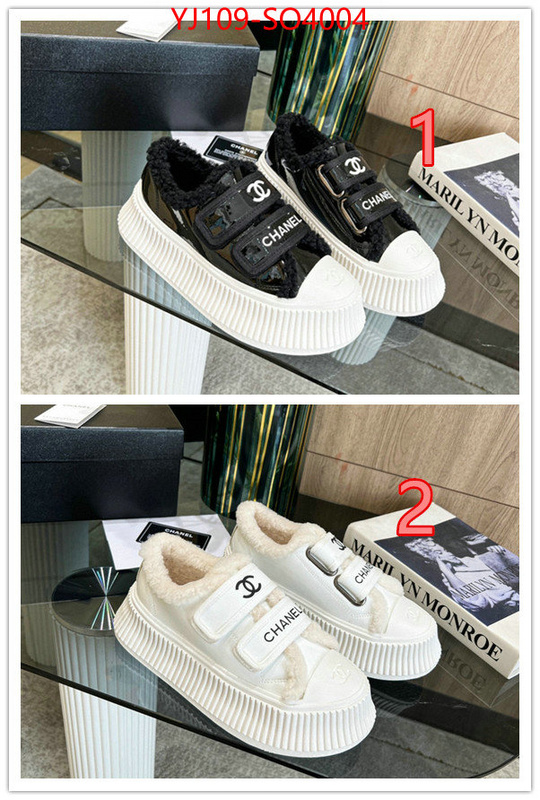 Women Shoes-Chanel,mirror copy luxury , ID: SO4004,$: 109USD