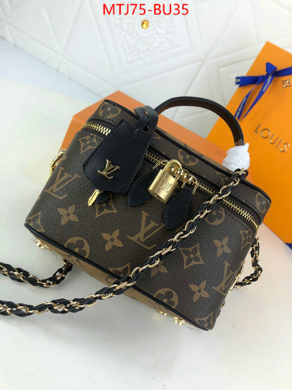 LV Bags(4A)-Vanity Bag-,fashion ,ID: BU35,$: 75USD