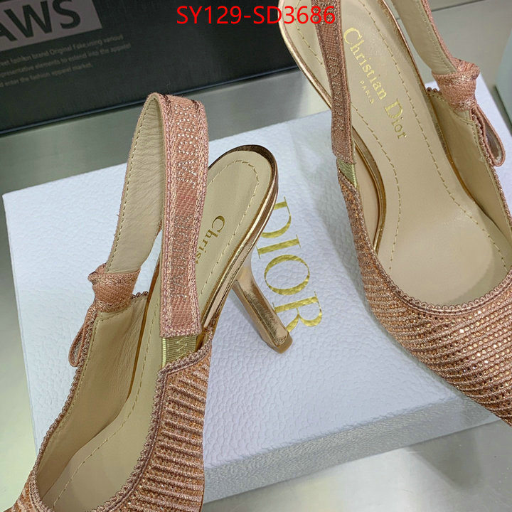 Women Shoes-Dior,buy 2023 replica , ID: SD3686,$: 129USD