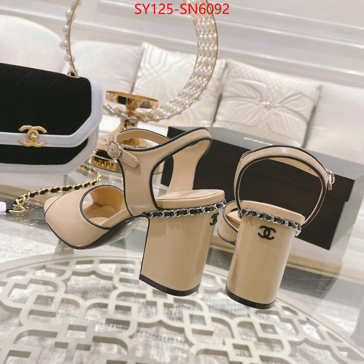 Women Shoes-Chanel,aaaaa class replica , ID: SN6092,$: 125USD