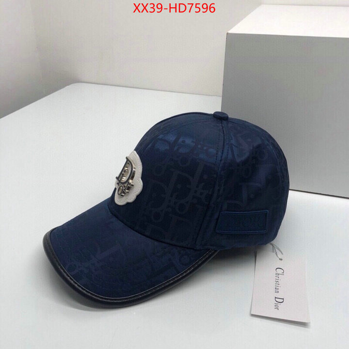 Cap (Hat)-Dior,replcia cheap from china , ID: HD7596,$: 39USD