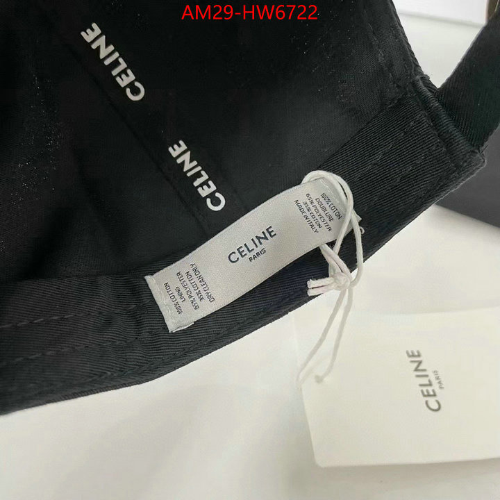 Cap (Hat)-Celine,the highest quality fake , ID: HW6722,$: 29USD