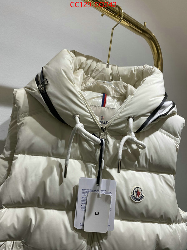 Down jacket Men-Moncler,fashion designer , ID: CO242,$: 129USD