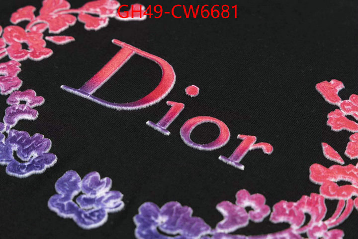 Clothing-Dior,what 1:1 replica , ID: CW6681,$: 49USD