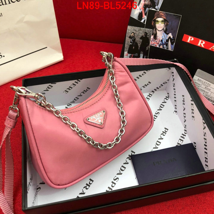 Prada Bags(4A)-Re-Edition 2000,buy first copy replica ,ID: BL5246,$: 89USD