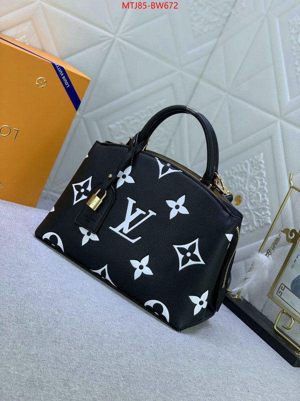 LV Bags(4A)-Handbag Collection-,mirror quality ,ID: BW672,$: 85USD