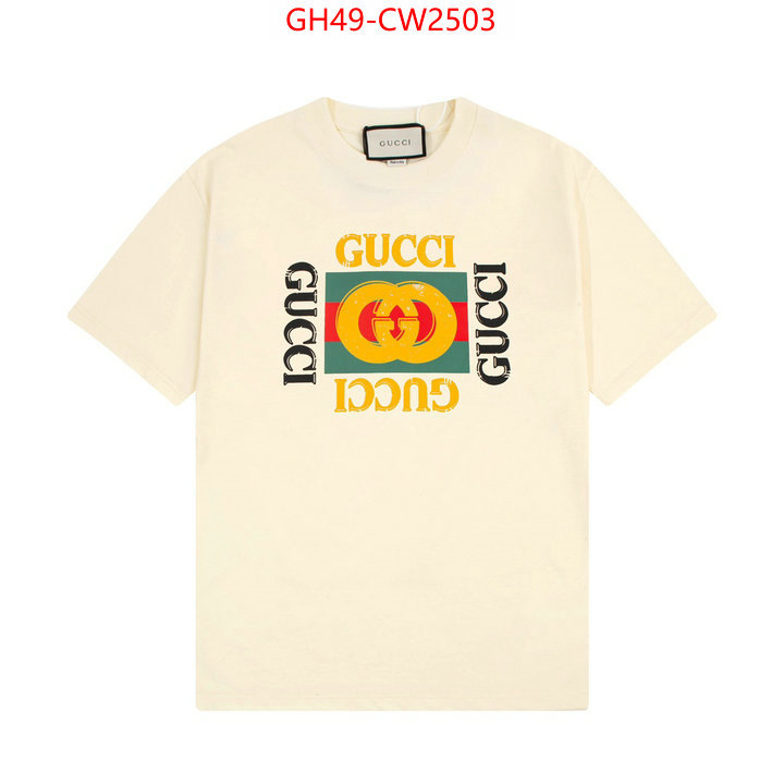 Clothing-Gucci,fake aaaaa , ID: CW2503,$: 49USD