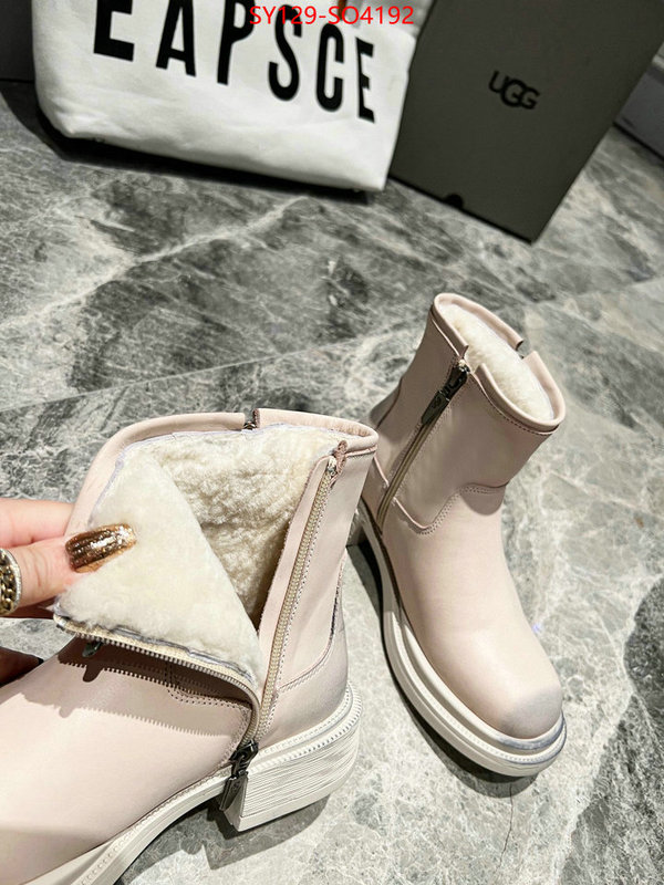 Women Shoes-UGG,1:1 clone , ID: SO4192,$: 129USD