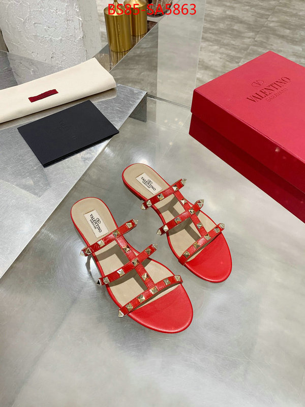 Women Shoes-Valentino,can you buy replica , ID: SA5863,$: 85USD