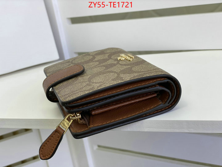 Coach Bags(4A)-Wallet,replica 1:1 ,ID: TE1721,$: 55USD