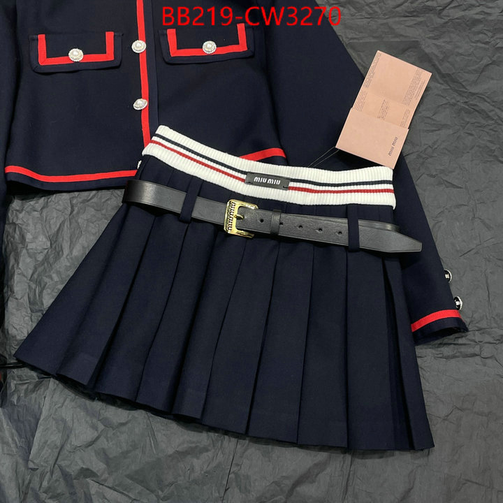 Clothing-MIU MIU,copy , ID: CW3270,$: 219USD