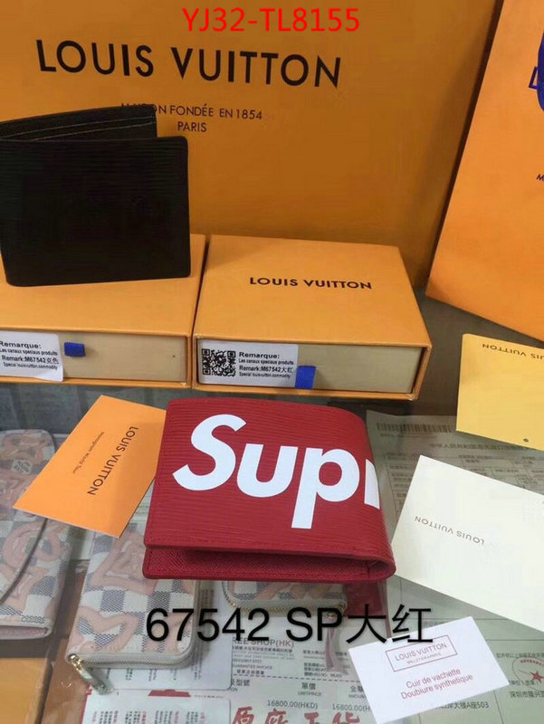 LV Bags(4A)-Wallet,ID: TL8155,$: 32USD