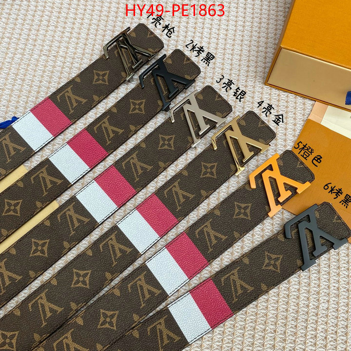 Belts-LV,outlet 1:1 replica , ID: PE1863,$: 49USD