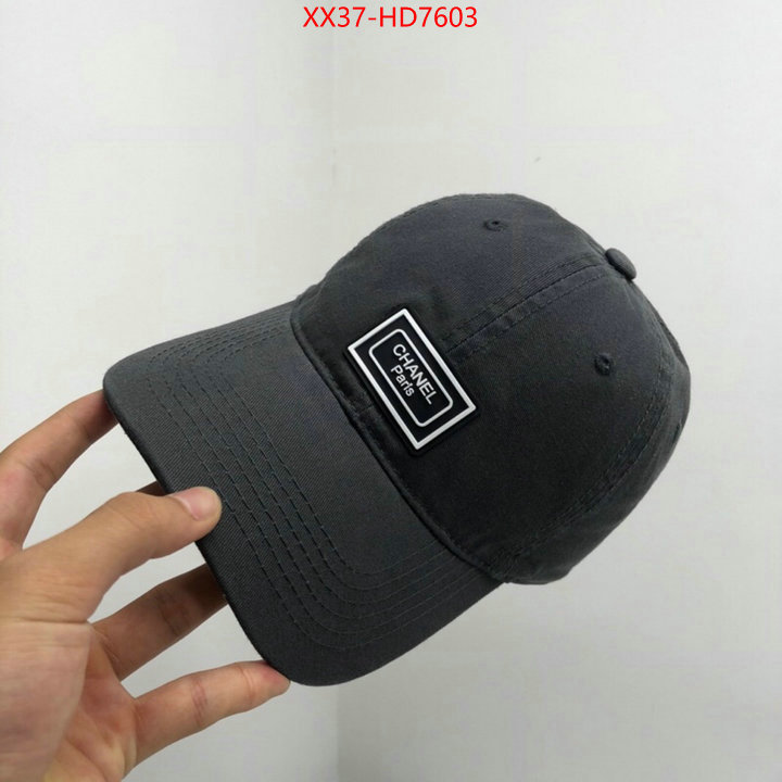 Cap (Hat)-Chanel,brand designer replica , ID: HD7603,$: 37USD