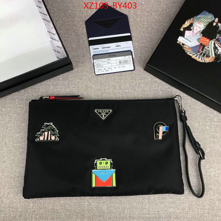 Prada Bags(TOP)-Clutch-,ID: BY403,