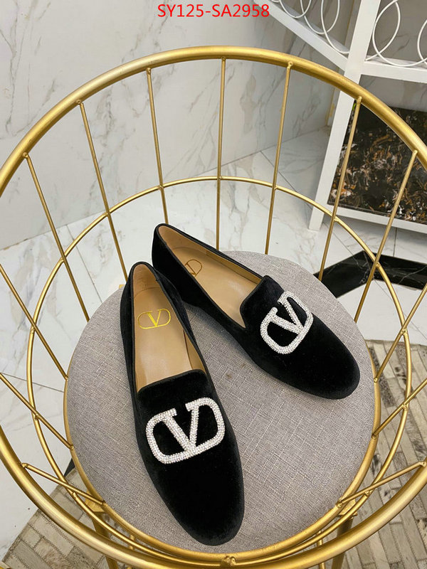 Women Shoes-Valentino,high end designer , ID:SA2958,$: 125USD